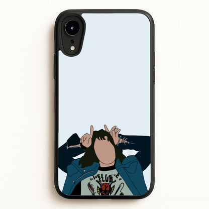 Eddie Munson  - Stranger Things Phone Case for iPhone XR