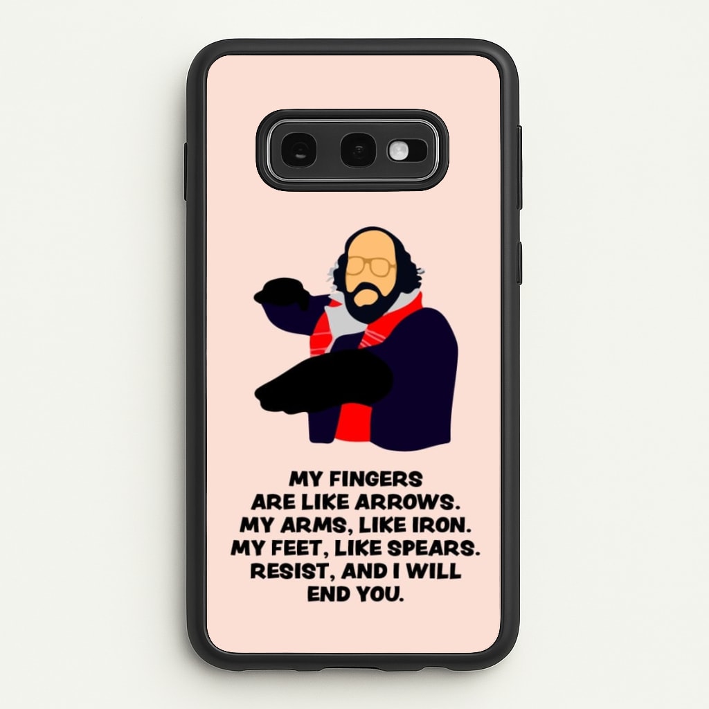 Murray Quote  - Stranger Things Phone Case for Galaxy S10e