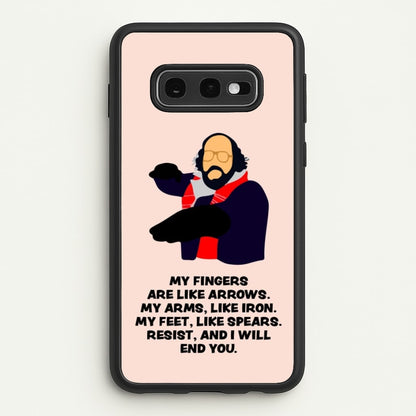 Murray Quote  - Stranger Things Phone Case for Galaxy S10e