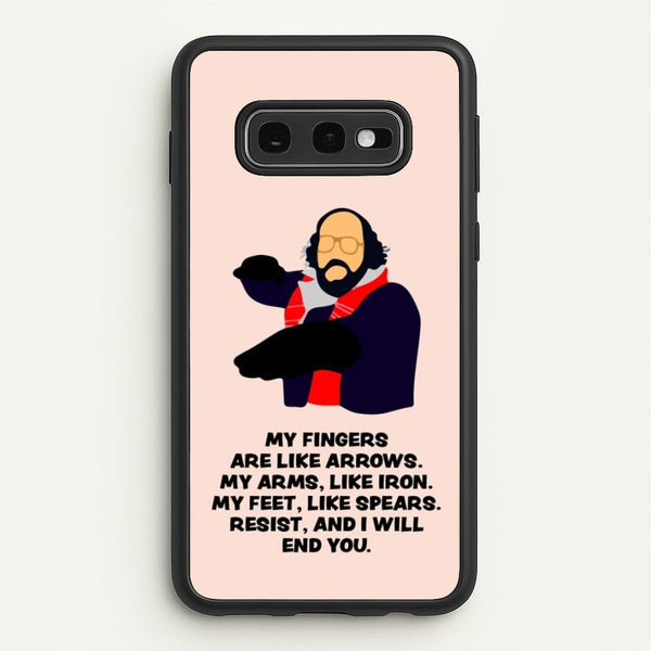 Murray Quote  - Stranger Things Phone Case for Galaxy S10e