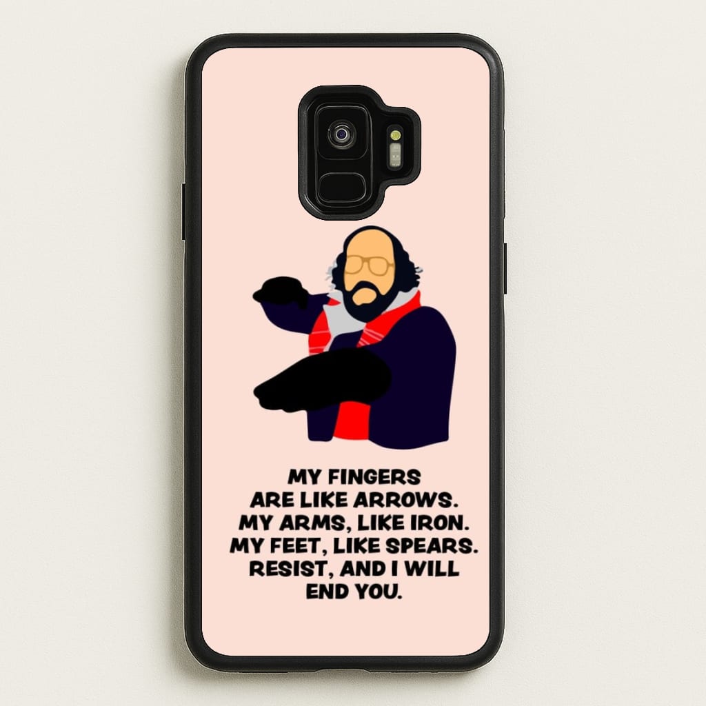 Murray Quote  - Stranger Things Phone Case for Galaxy S9