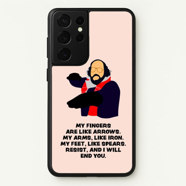 Murray Quote  - Stranger Things Phone Case for Galaxy S21 Ultra