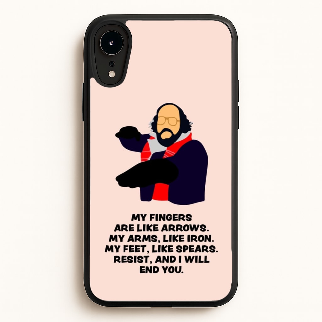 Murray Quote  - Stranger Things Phone Case for iPhone XR