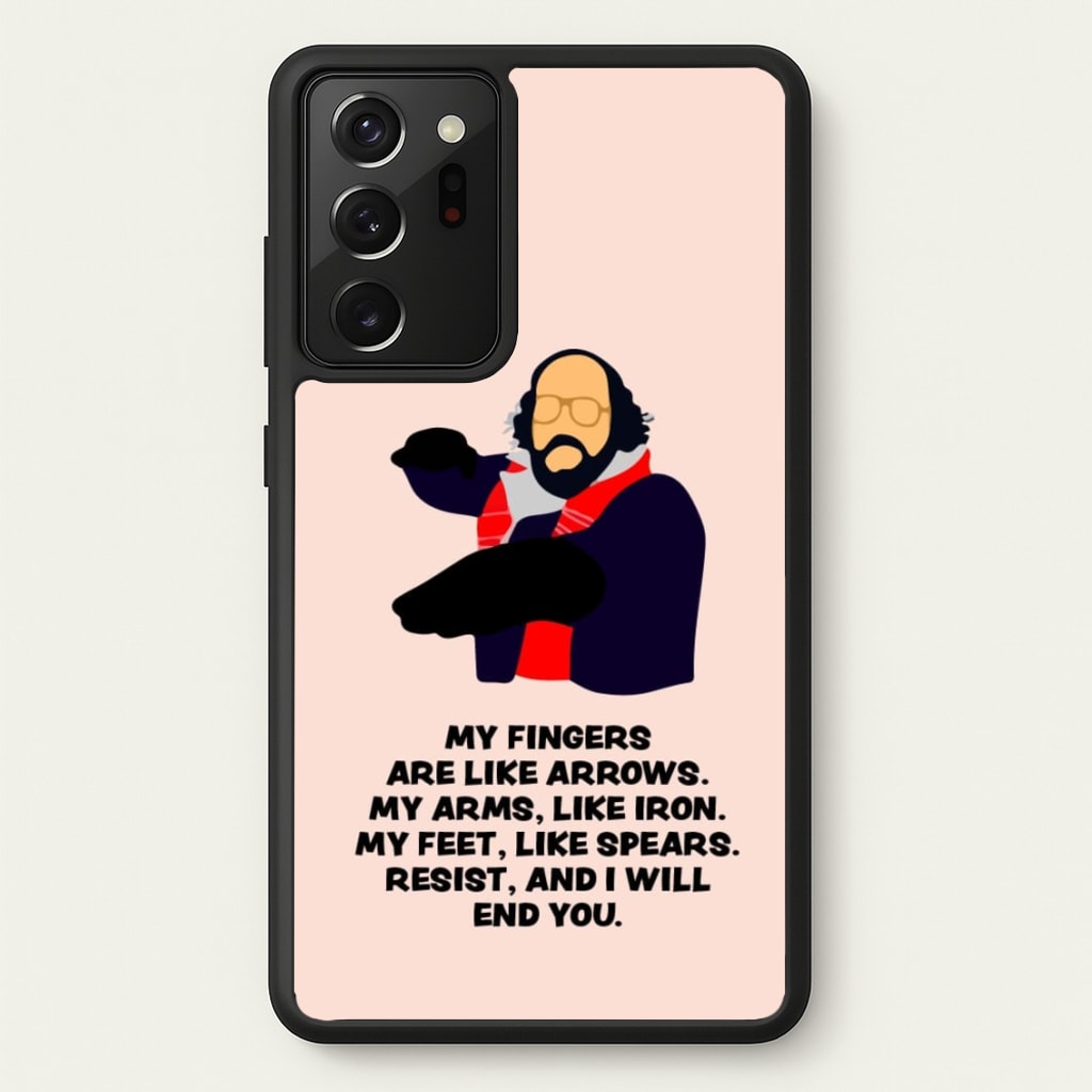 Murray Quote  - Stranger Things Phone Case for Galaxy Note 20 Ultra