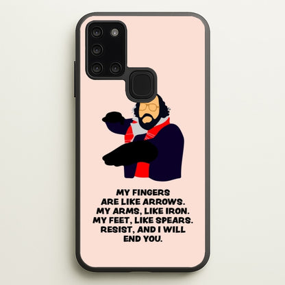 Murray Quote  - Stranger Things Phone Case for Galaxy A21s