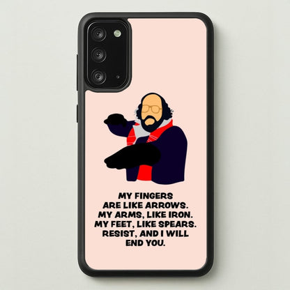 Murray Quote  - Stranger Things Phone Case for Galaxy Note 20