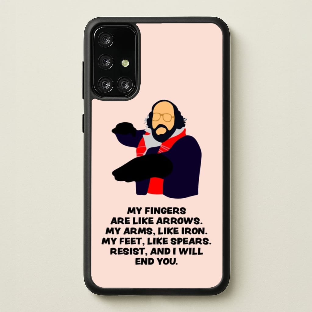 Murray Quote  - Stranger Things Phone Case for Galaxy A71