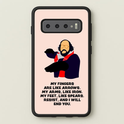 Murray Quote  - Stranger Things Phone Case for Galaxy S10 Plus