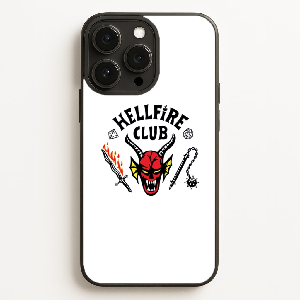 Hellfire Logo - White  - Stranger Things Phone Case for iPhone 16 Pro Max