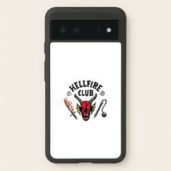 Hellfire Logo - White  - Stranger Things Phone Case for Google Pixel 6