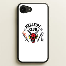 Hellfire Logo - White  - Stranger Things Phone Case for iPhone 16e