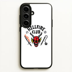 Hellfire Logo - White  - Stranger Things Phone Case for Galaxy A56