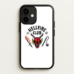 Hellfire Logo - White  - Stranger Things Phone Case for iPhone 12 / 12 Pro