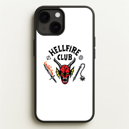 Hellfire Logo - White  - Stranger Things Phone Case for iPhone 13 Mini
