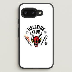 Hellfire Logo - White  - Stranger Things Phone Case for Google Pixel 9a