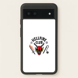 Hellfire Logo - White  - Stranger Things Phone Case for Google Pixel 6a