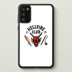 Hellfire Logo - White  - Stranger Things Phone Case for Galaxy S20
