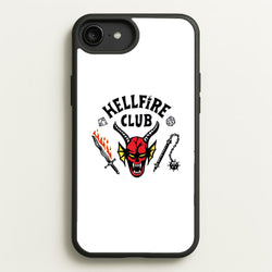 Hellfire Logo - White  - Stranger Things Phone Case for iPhone 6 Plus / 7 Plus / 8 Plus