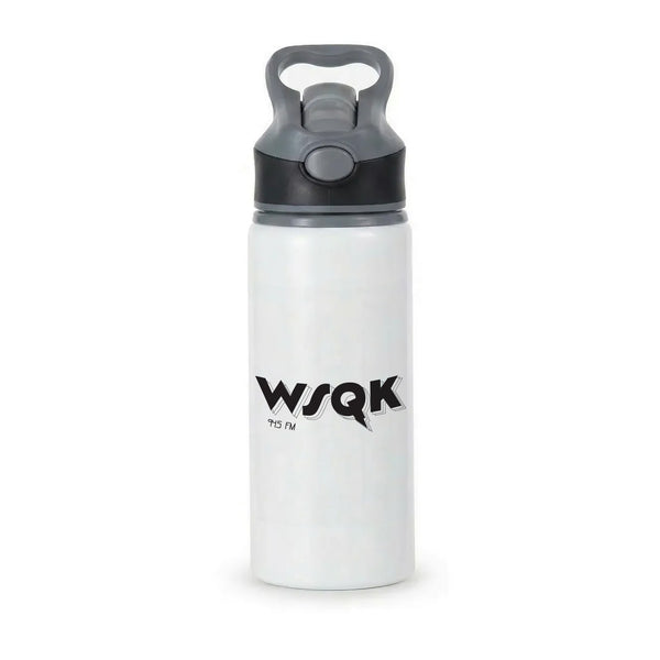 WSQK Radio Active Water Bottle - Black
