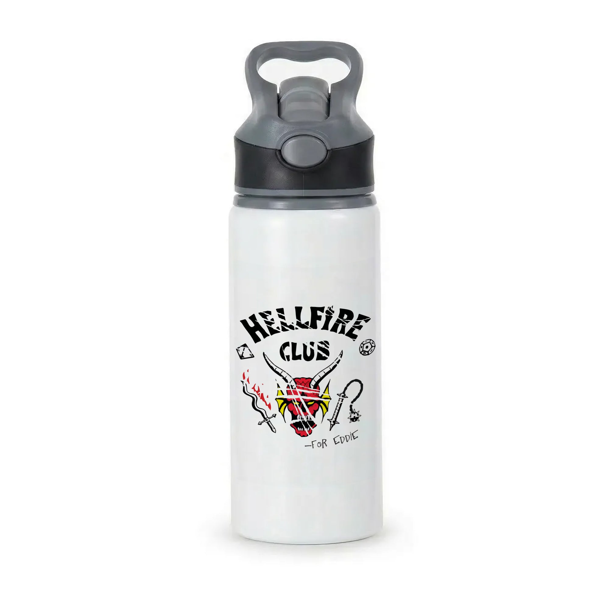 Torn Hellfire Club Active Water Bottle - Black