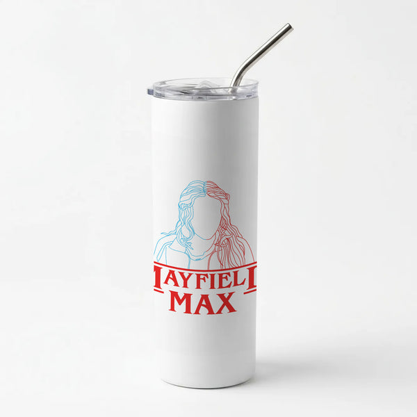 Blue And Red Max Skinny Tumbler