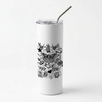 Harry Tattoos Skinny Tumbler