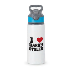 I Love Harry Active Water Bottle - Blue