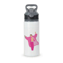 Harry Pink Coat  Active Water Bottle - Black