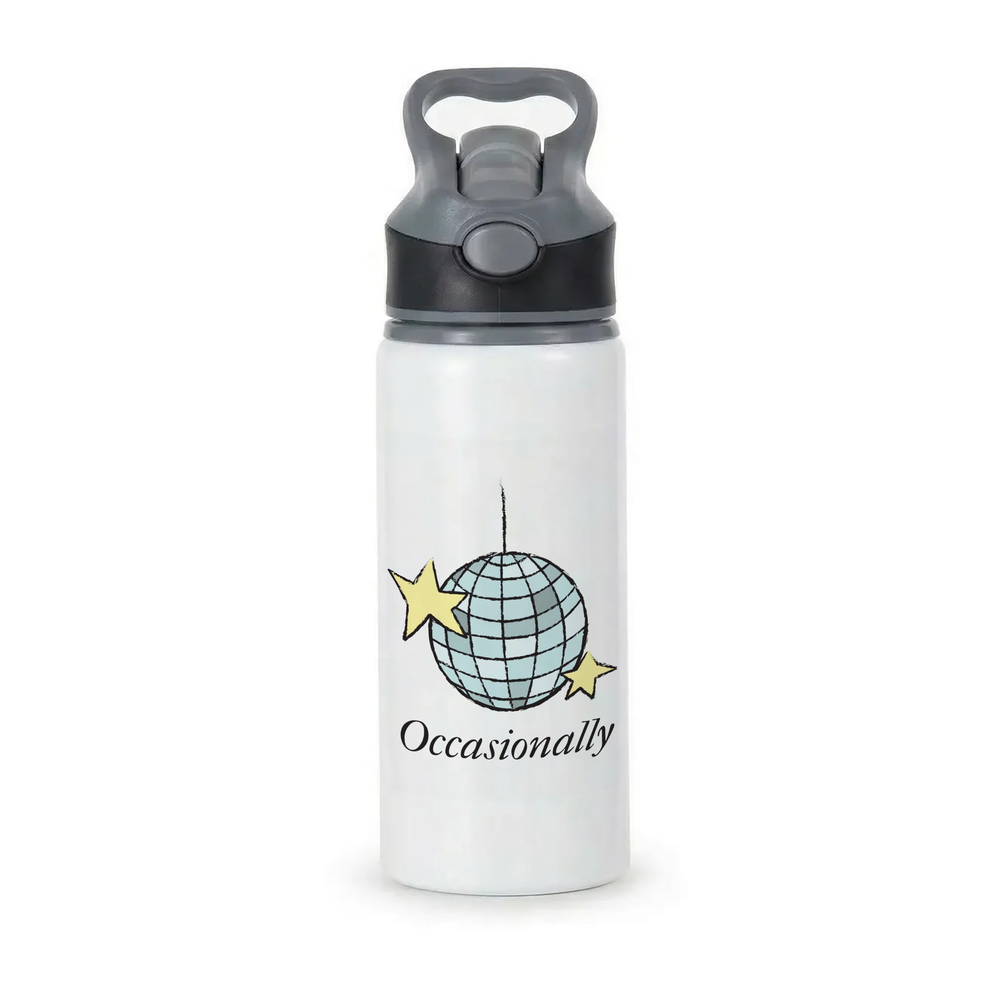 Ocasionally Discoball Active Water Bottle - Black