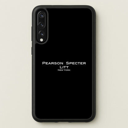 Pearson Specter Litt - Suits  -  Phone Case for Huawei P20 Pro