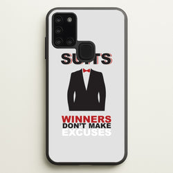 Winners Don't Make Excuses  - Suits Phone Case for Galaxy A21s