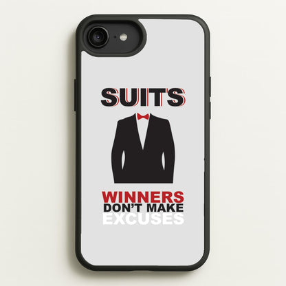 Winners Don't Make Excuses  - Suits Phone Case for iPhone 6 Plus / 7 Plus / 8 Plus