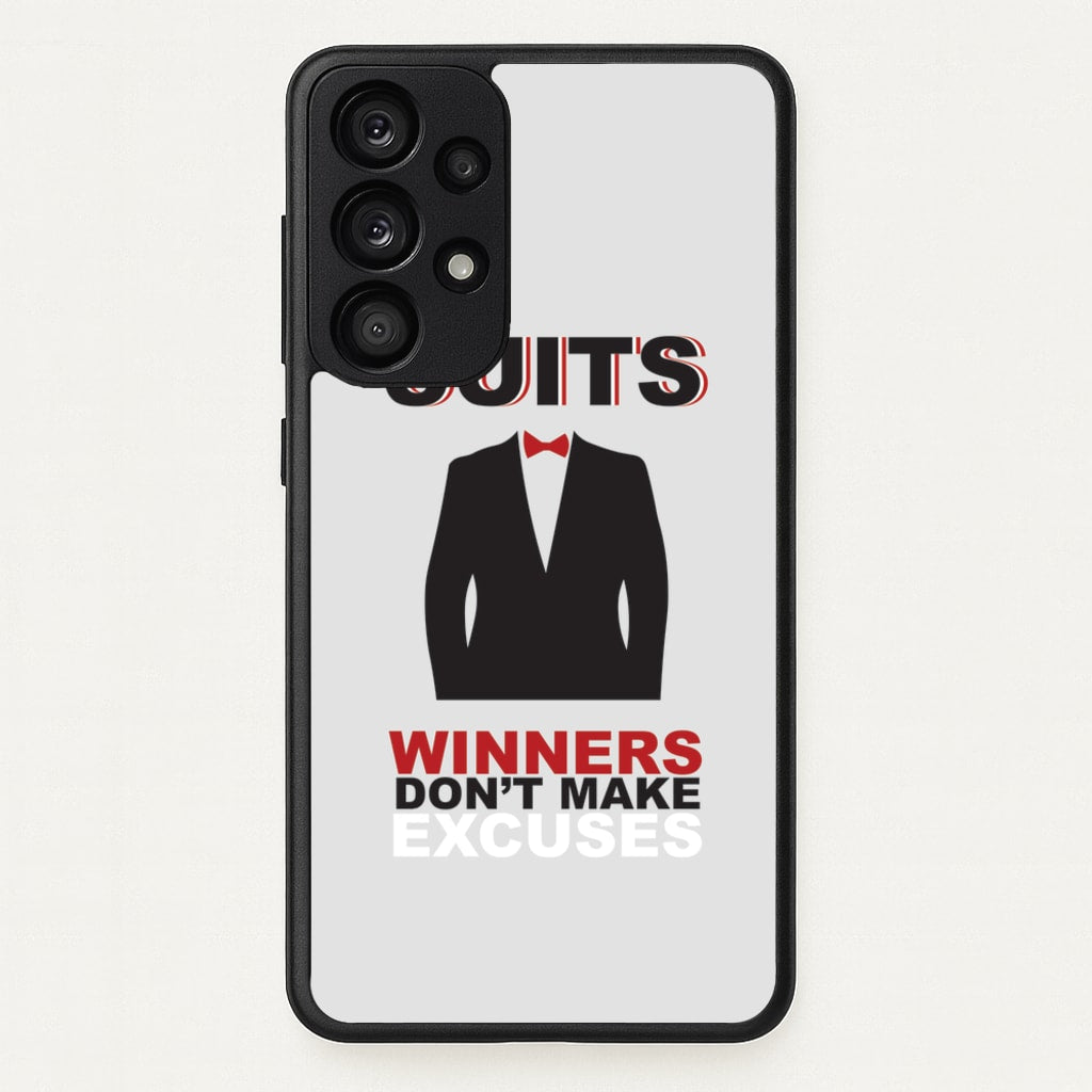 Winners Don't Make Excuses  - Suits Phone Case for Galaxy A53