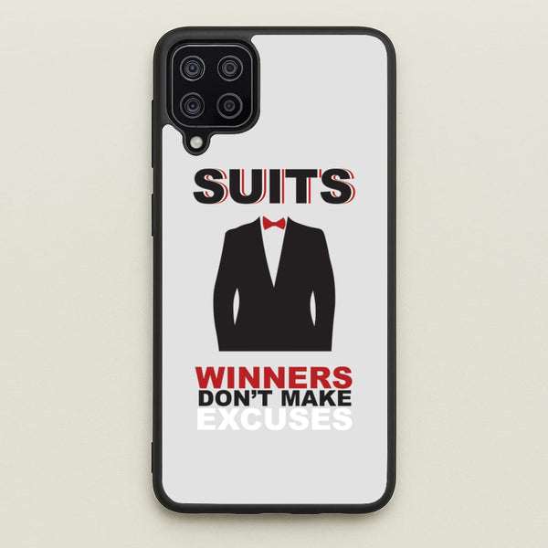 Winners Don't Make Excuses  - Suits Phone Case for Galaxy A12