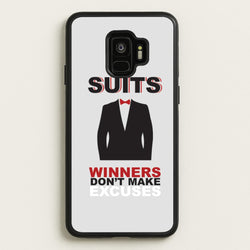 Winners Don't Make Excuses  - Suits Phone Case for Galaxy S9