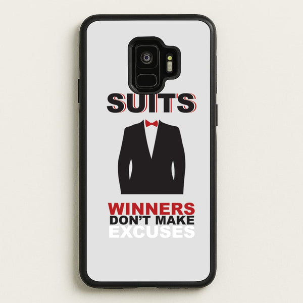 Winners Don't Make Excuses  - Suits Phone Case for Galaxy S9