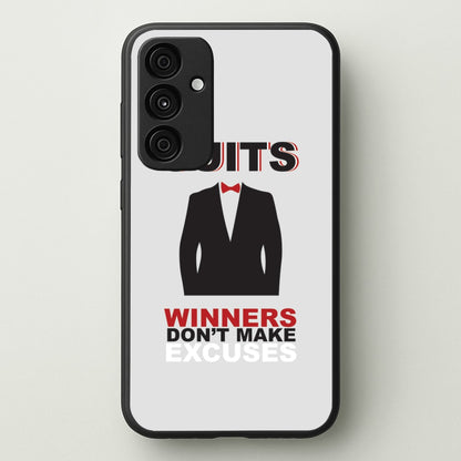 Winners Don't Make Excuses  - Suits Phone Case for Galaxy A35