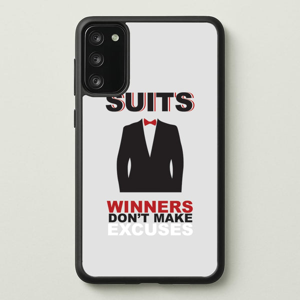 Winners Don't Make Excuses  - Suits Phone Case for Galaxy S20FE