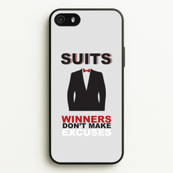 Winners Don't Make Excuses  - Suits Phone Case for iPhone 5 / 5s / SE 2016