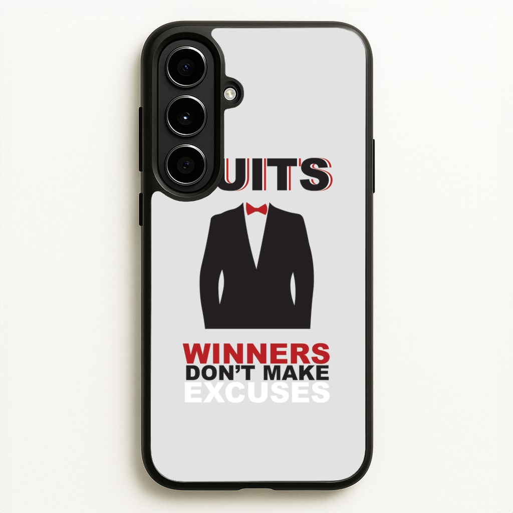 Winners Don't Make Excuses  - Suits Phone Case for Galaxy A56
