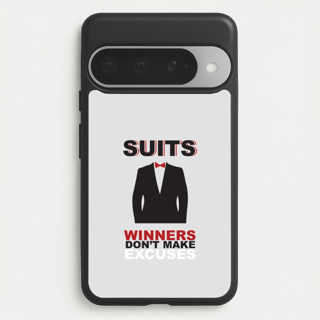 Winners Don't Make Excuses Phone Case for Google Pixel 10 Pro XL