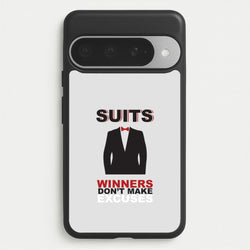 Winners Don't Make Excuses Phone Case for Google Pixel 10 Pro XL