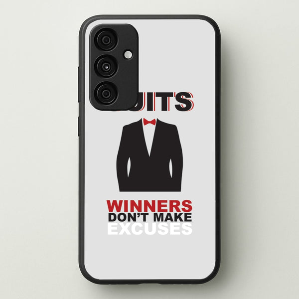 Winners Don't Make Excuses  - Suits Phone Case for Galaxy A55