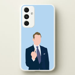 Middle Finger  - Suits Phone Case for Galaxy A55
