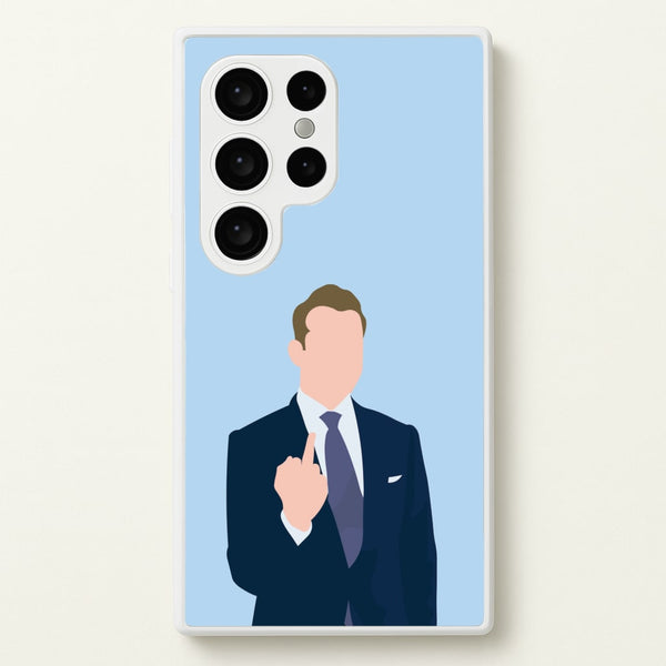 Middle Finger  - Suits Phone Case for Galaxy S24 Ultra