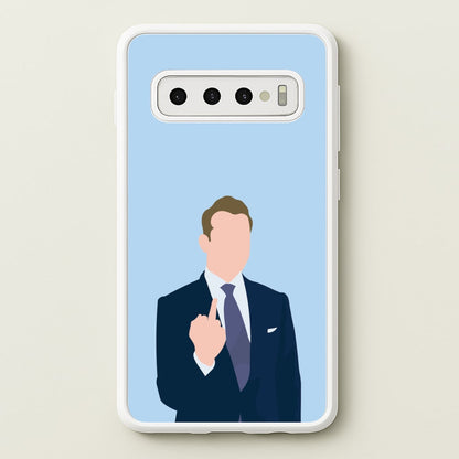 Middle Finger  - Suits Phone Case for Galaxy S10 Plus