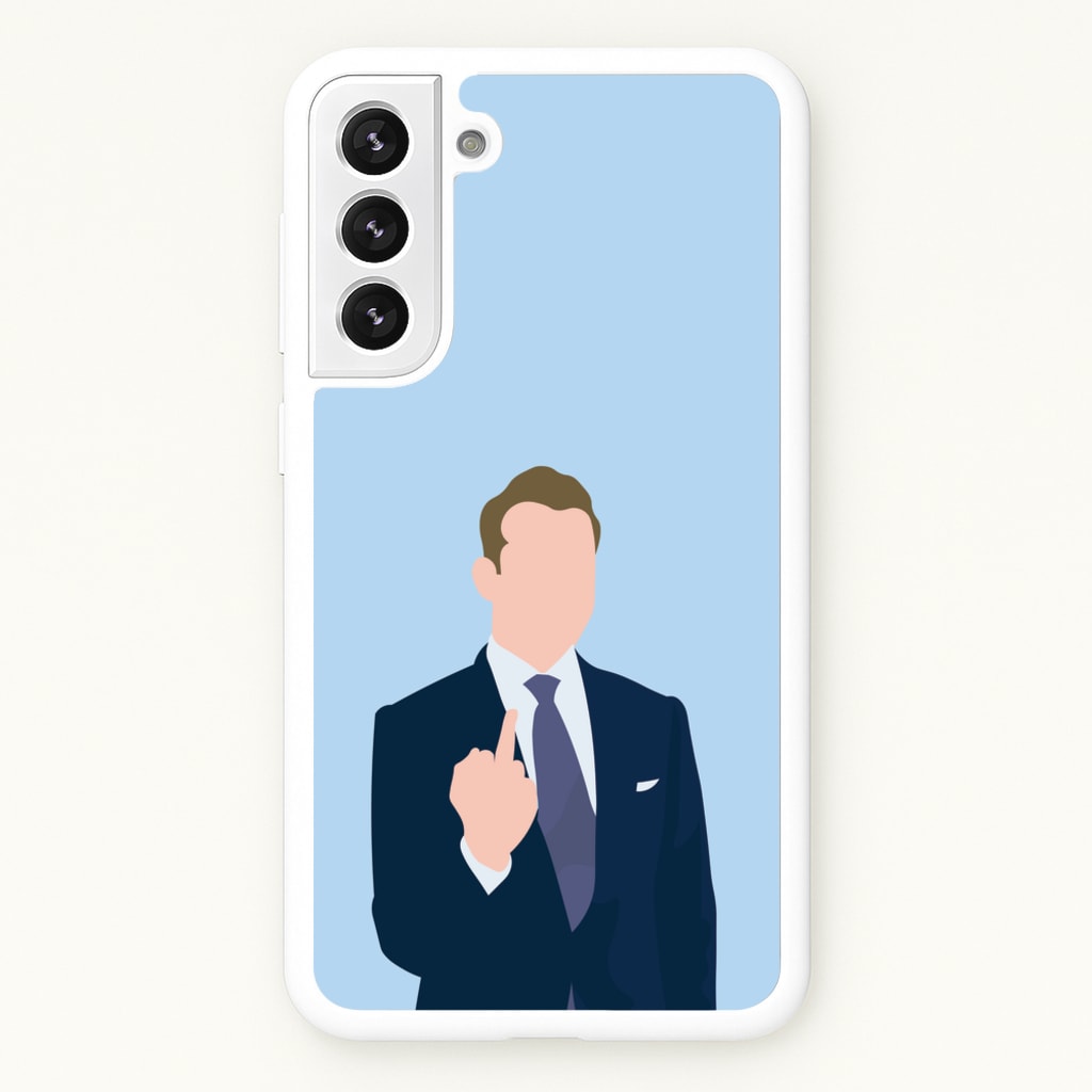 Middle Finger  - Suits Phone Case for Galaxy S21