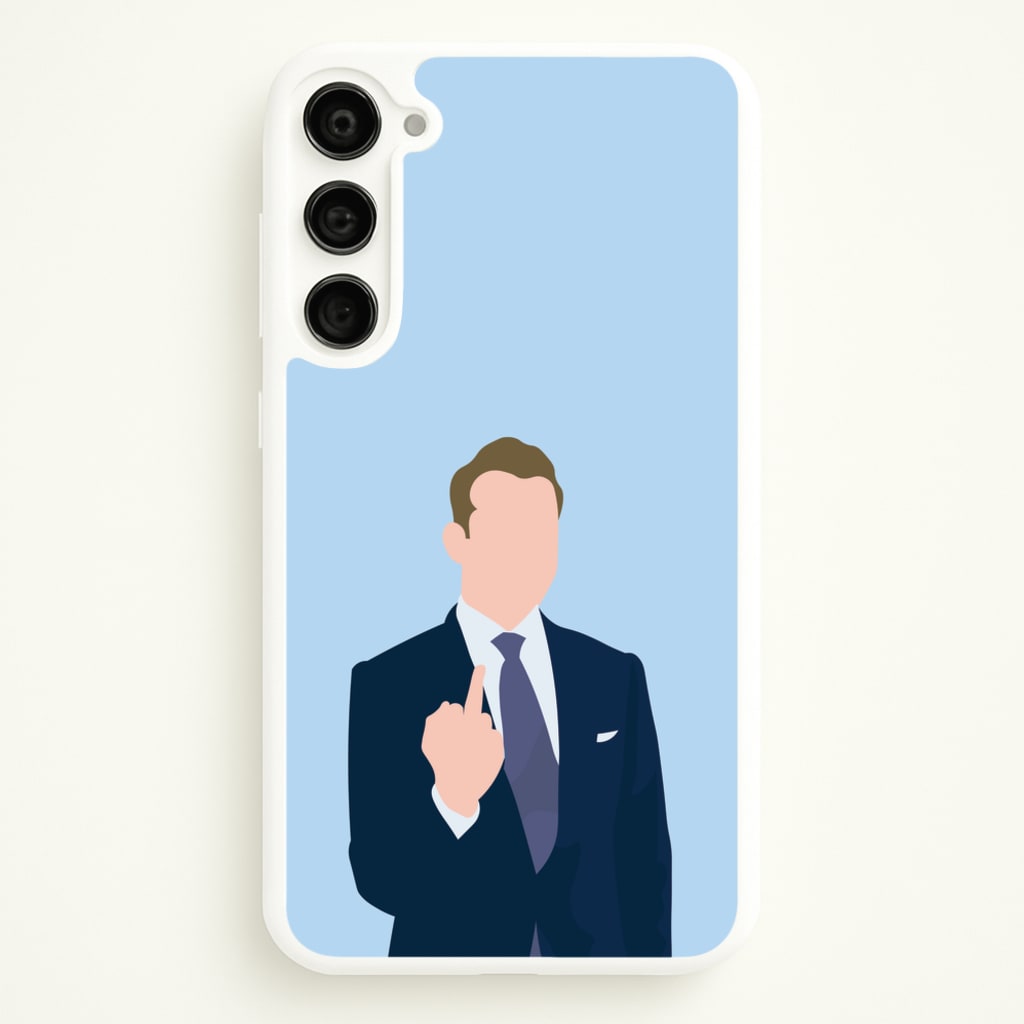 Middle Finger  - Suits Phone Case for Galaxy S23