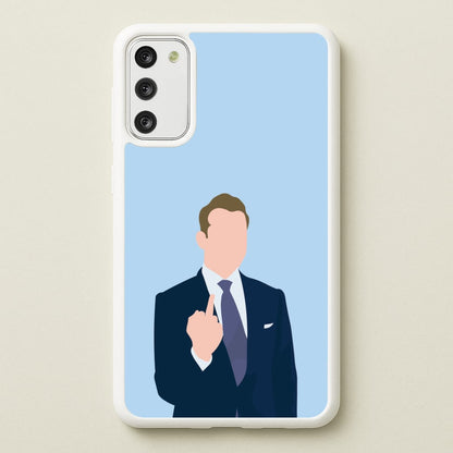 Middle Finger  - Suits Phone Case for Galaxy S20