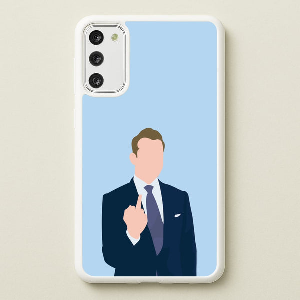 Middle Finger  - Suits Phone Case for Galaxy S20